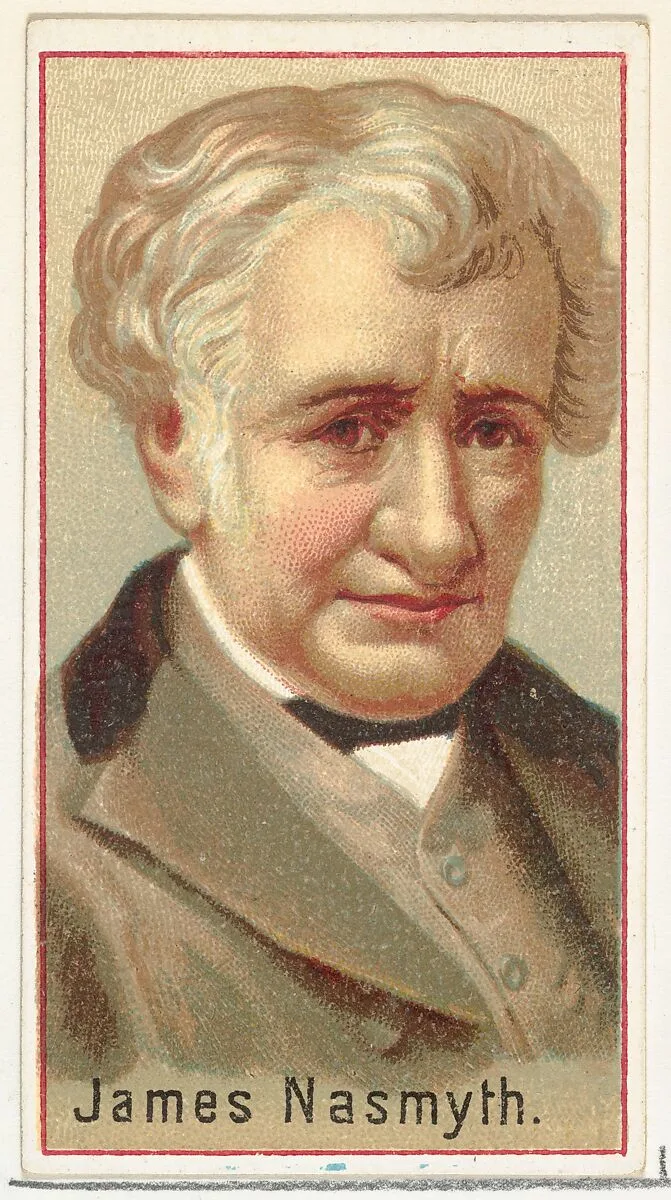 James Nasmyth, printer's sample for the World's Inventors souvenir album (A25) for Allen & Ginter Cigarettes — Allen & Ginter