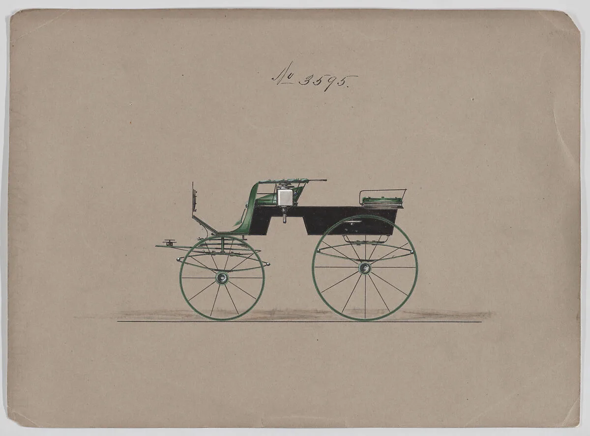 Design for T-Cart, no. 3595 — Brewster & Co.|Herman Stahmer