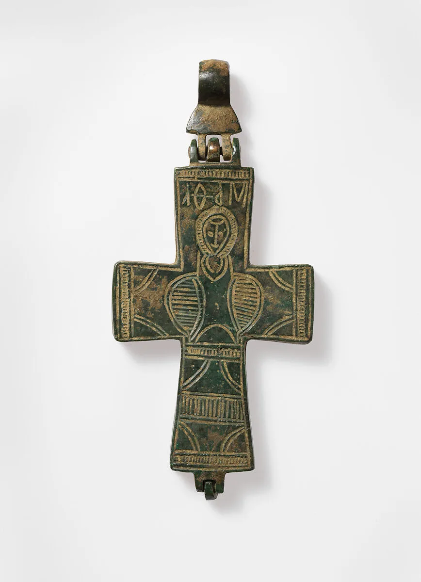 Reliquary Cross with Christ and the Virgin — Unknown