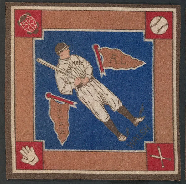 Dee Walsh, New York, American League from Baseball Players Felt Blanket series (B18) — Unknown