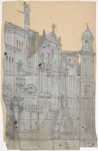 Design for a Stage Set at the Opéra, Paris