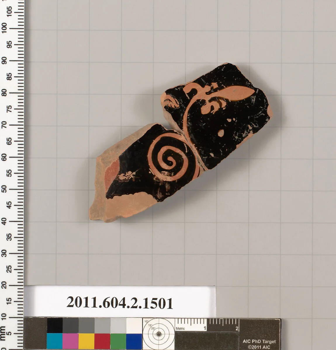 Terracotta fragment of a skyphos (deep drinking cup) — Unknown