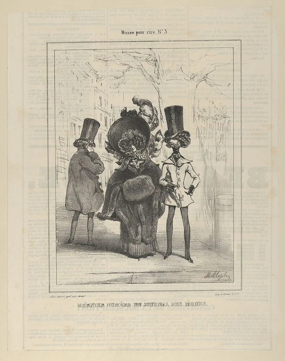 Musée pour rire no 3, dernier numéro du journal des modes — Marie-Alexandre Alophe