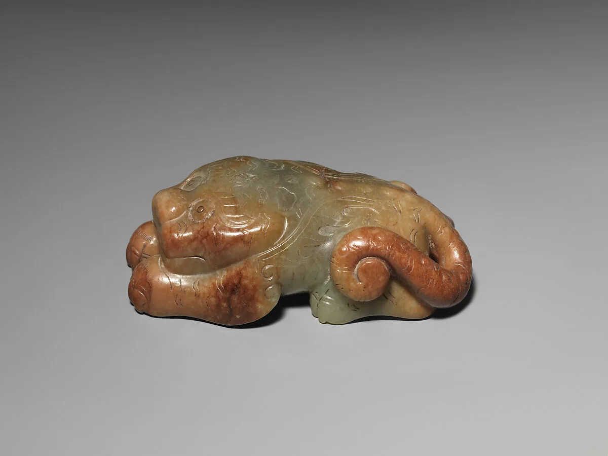 宋 玉雕卧犬|Recumbent Dog — Unknown