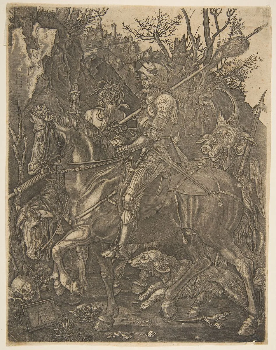 Knight, Death, and the Devil (copy) — Albrecht Dürer