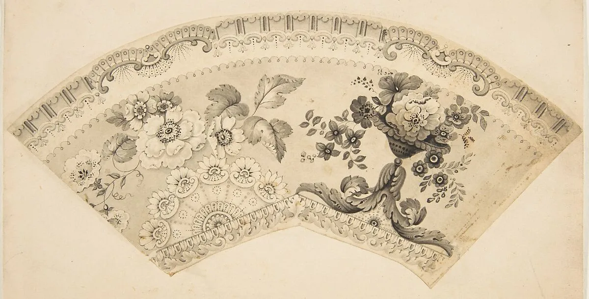 Lace Design — Anonymous, French, 19th century