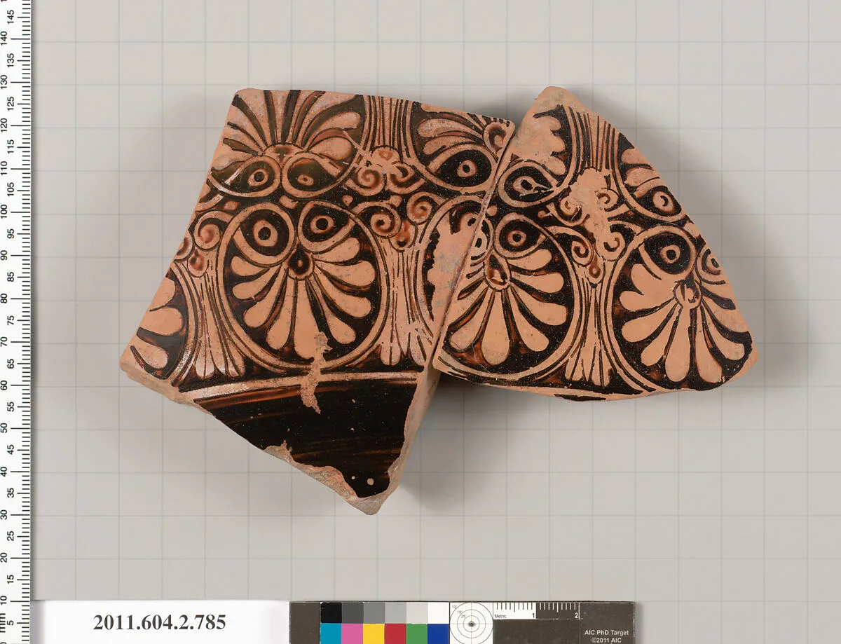Terracotta fragment of a calyx-krater (bowl for mixing wine and water) — Unknown