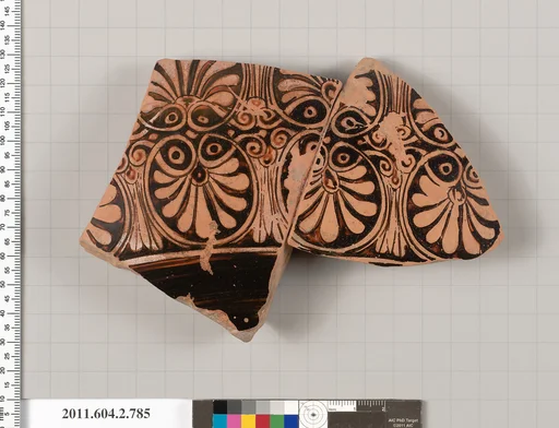 Terracotta fragment of a calyx-krater (bowl for mixing wine and water)