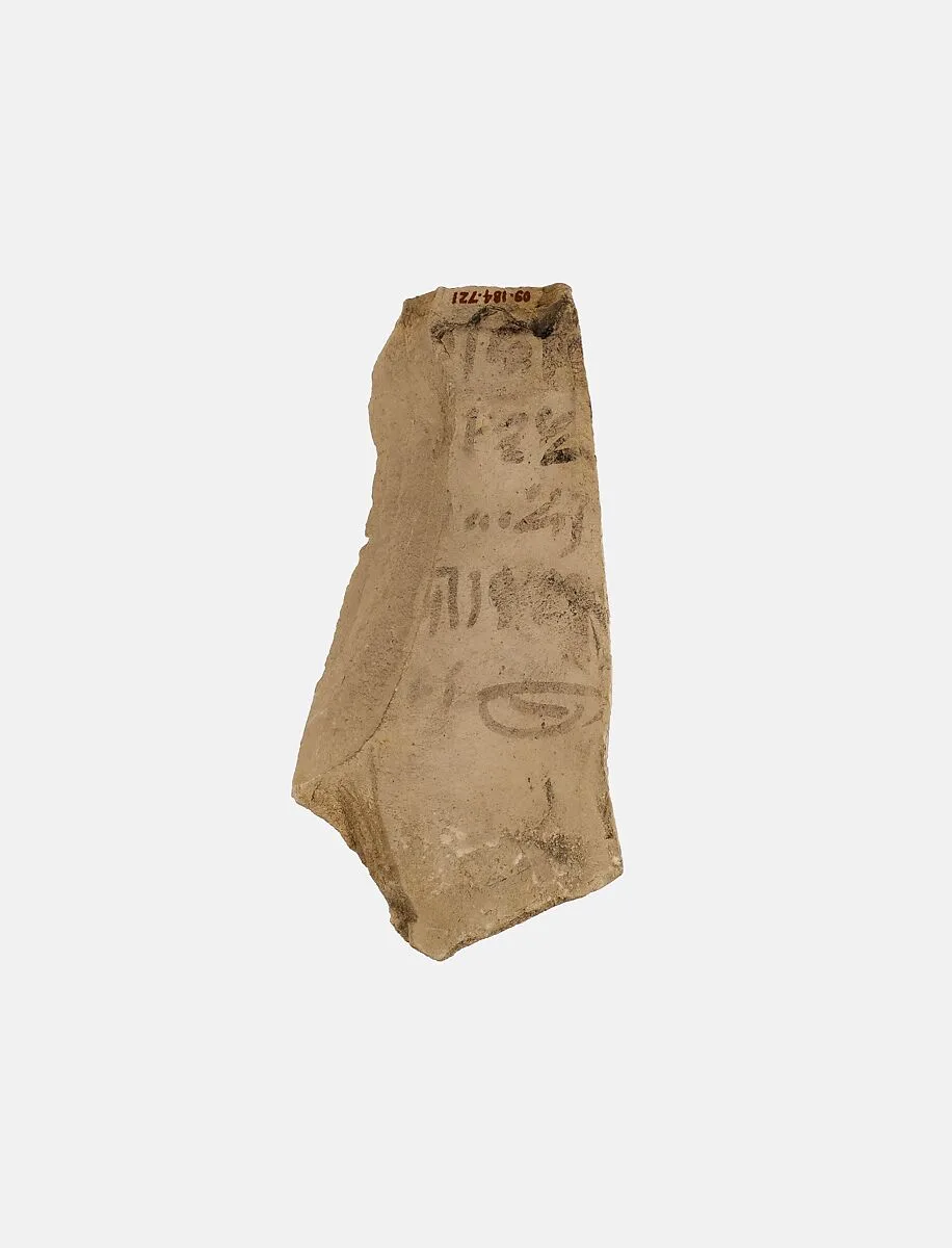 Hieratic ostracon — Unknown