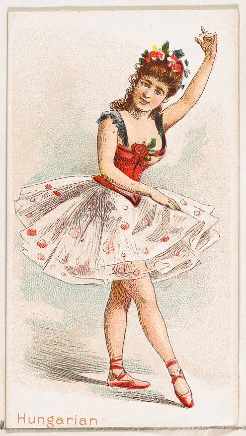 Hungarian Dancer, from the Dancing Women series (N186) issued by Wm. S. Kimball & Co. — William S. Kimball & Company