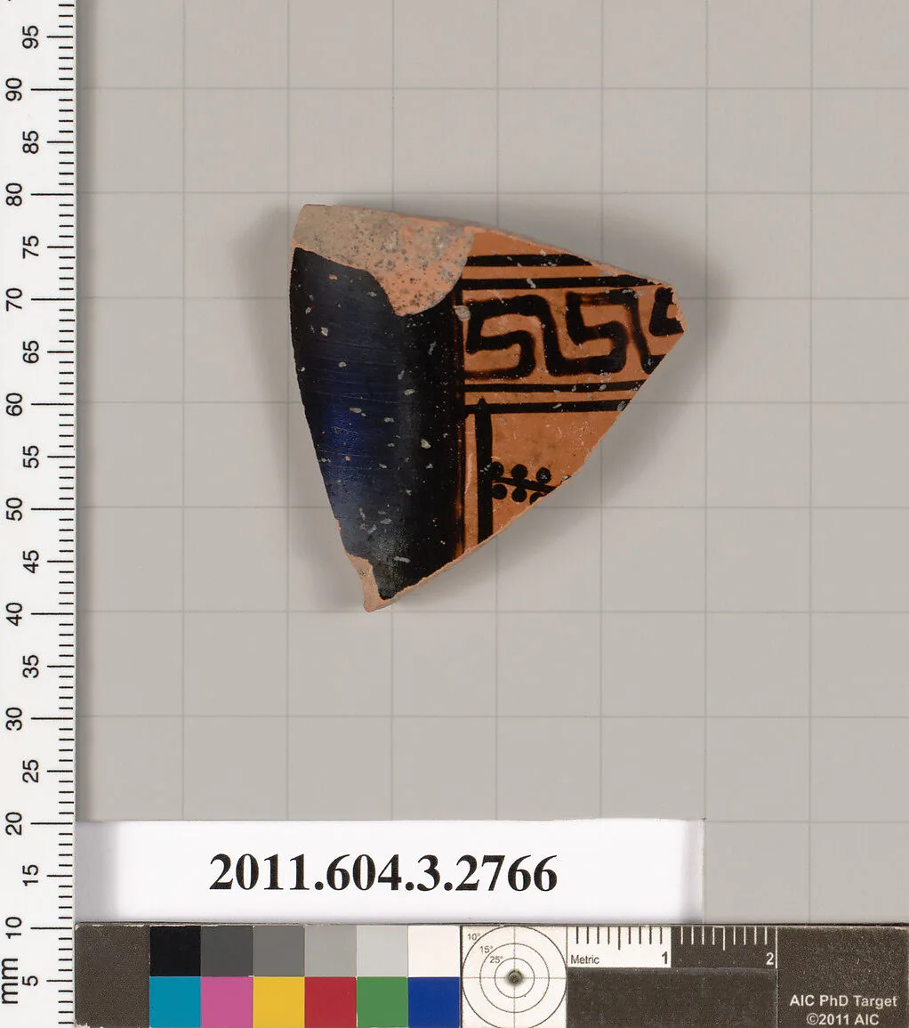 Terracotta fragment of an olpe (jug) — Unknown
