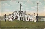 Newport, R.I., Semaphore Drill Naval Training Station.