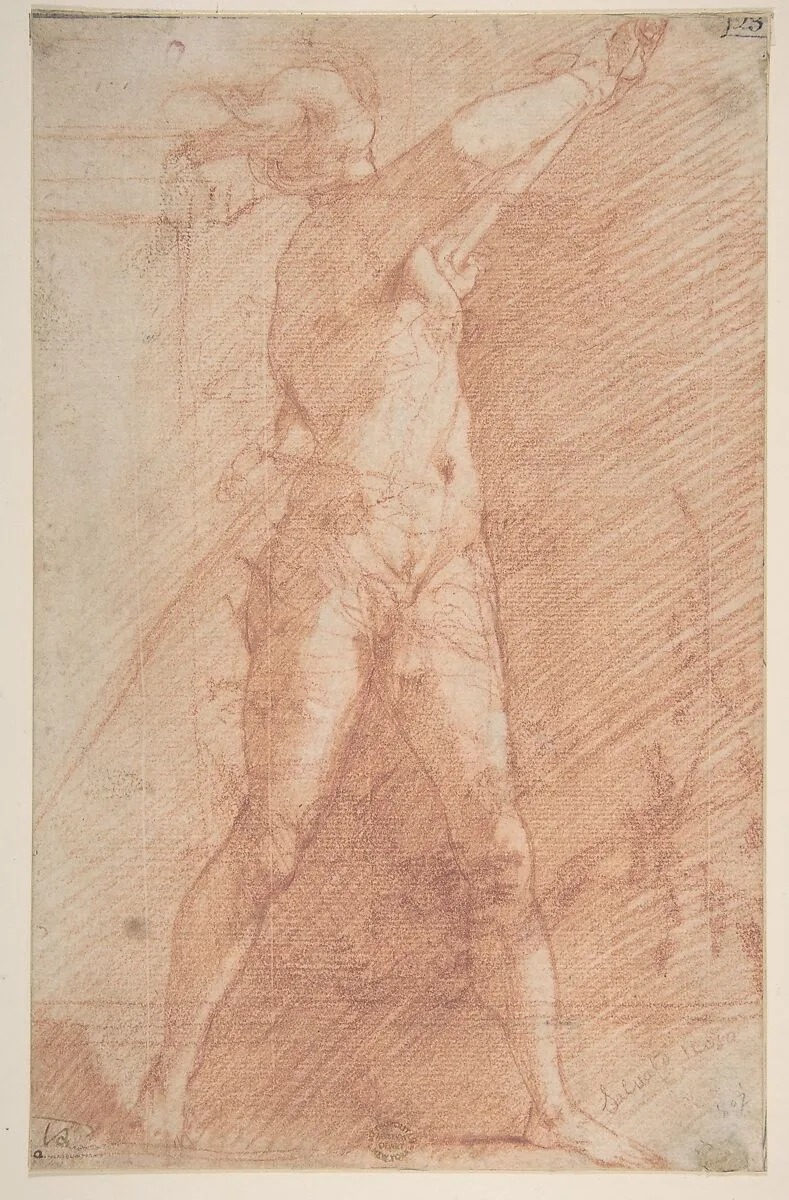 Man Sheathing a Sword — Francesco Montelatici ("Cecco Bravo")