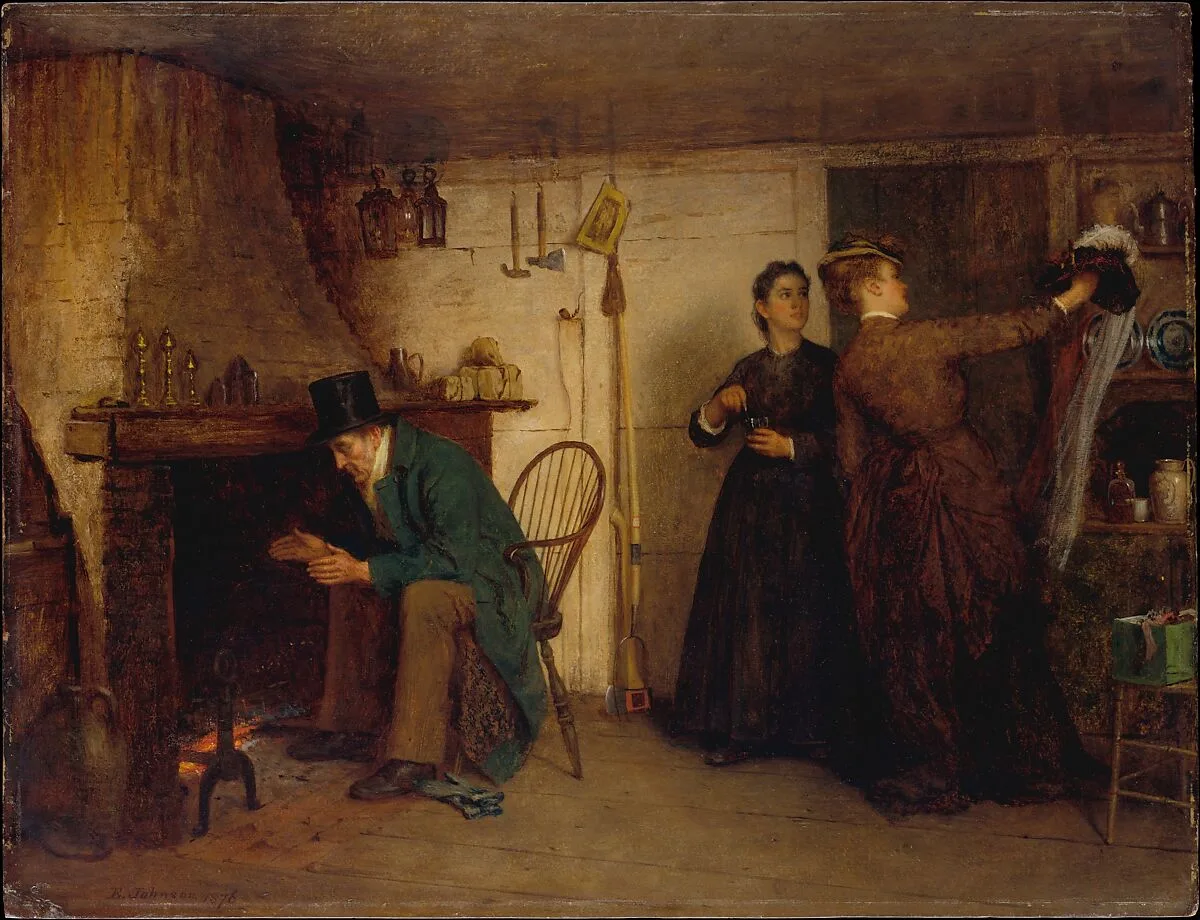 The New Bonnet — Eastman Johnson