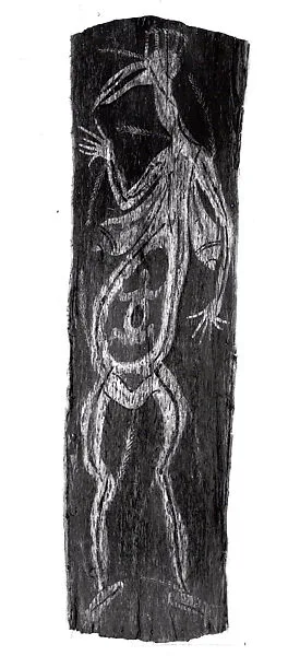 Bark Painting — Unknown