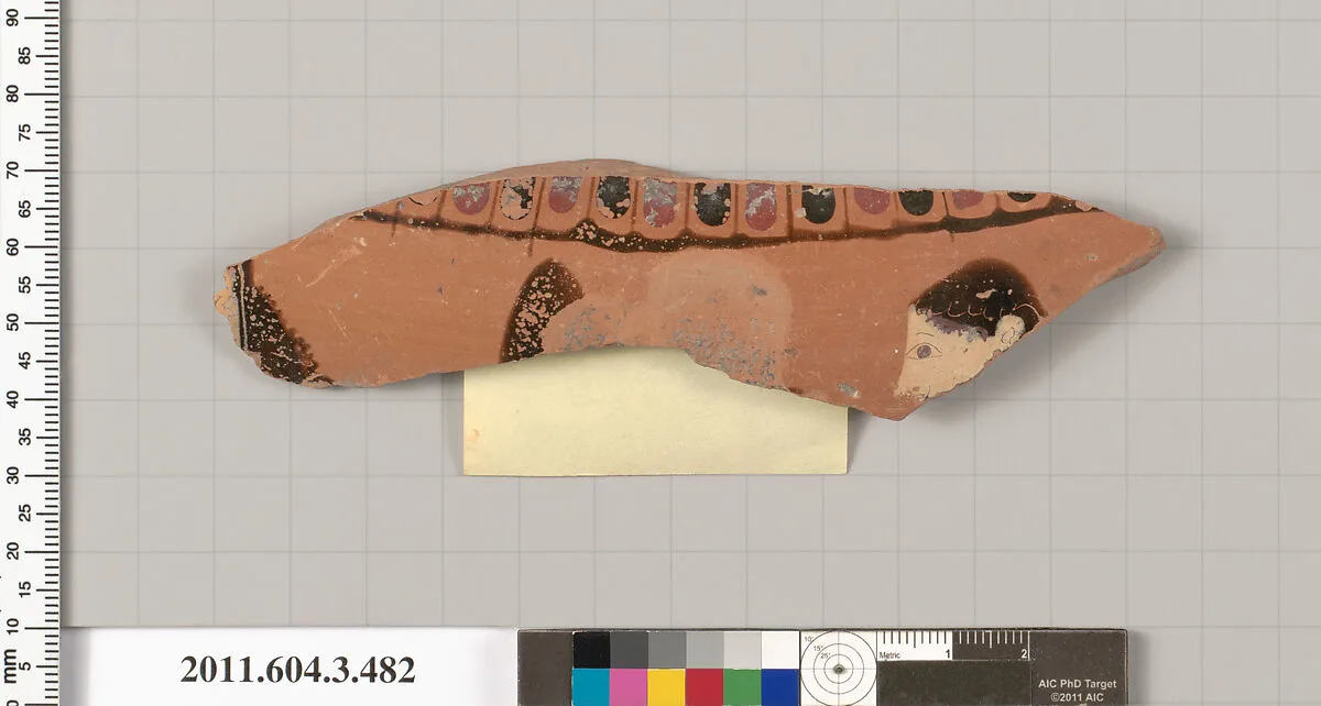Terracotta fragment of a column-krater (bowl for mixing wine and water) — Towry White Painter