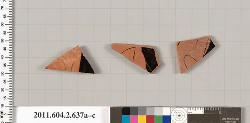 Terracotta fragments of column-kraters (bowls for mixing wine and water)