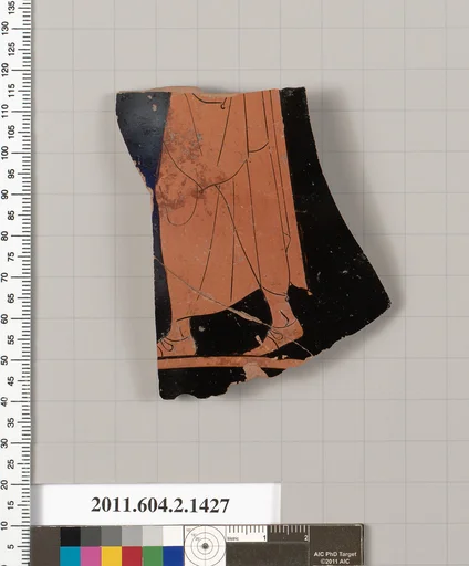 Terracotta fragment of a skyphos (deep drinking cup)