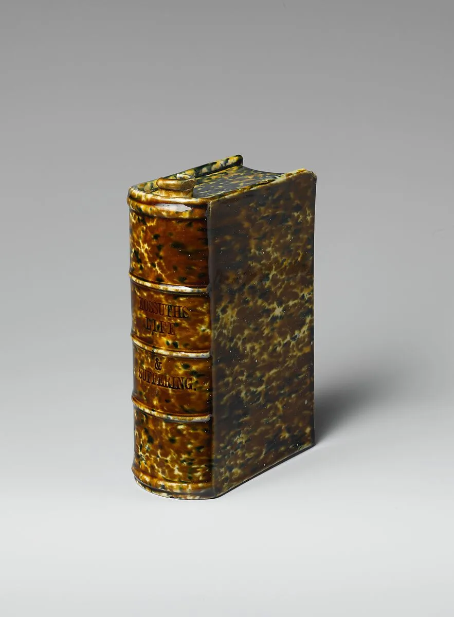 Book flask — United States Pottery Company