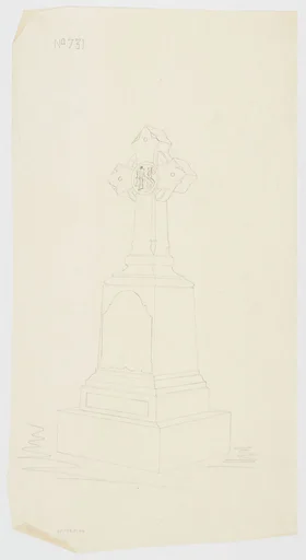 Grave Monument with Cross, No. 731