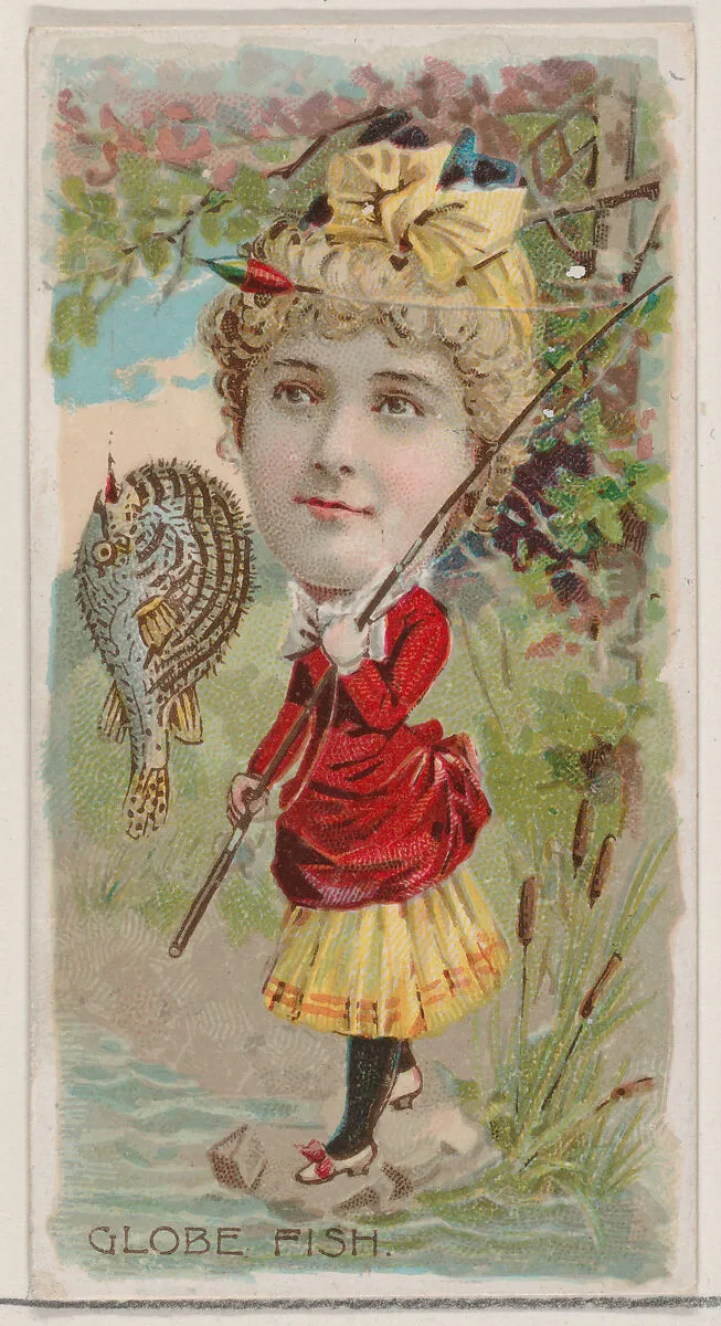 Globe Fish, from the series Fishers and Fish (N74) for Duke brand cigarettes — W. Duke, Sons & Co.|Knapp & Company