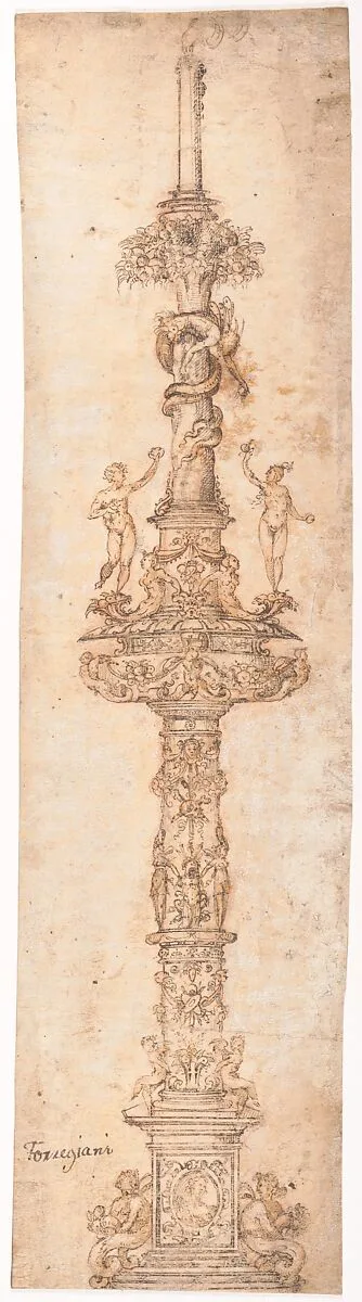 Design for a Candlestick — Pietro Torrigiano