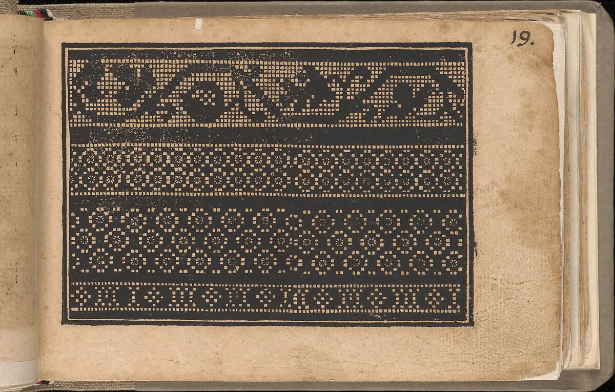 Schön newes Modelbuch (Page 19r) — Sigismundus Latomus