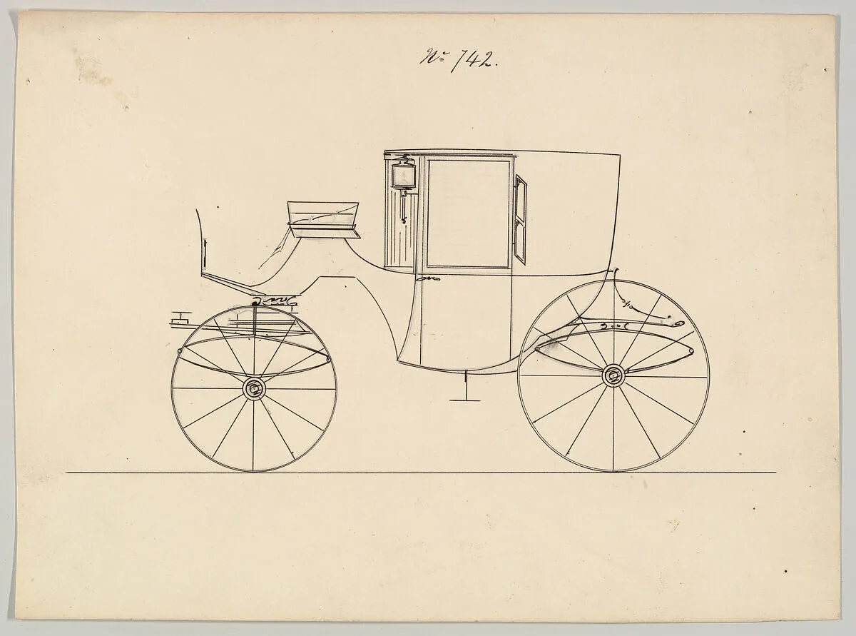 Design for Coupé, no. 742 — Brewster & Co.