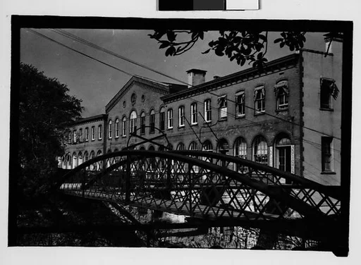 [Waterfront Building and Footbridge, Savannah, Georgia]