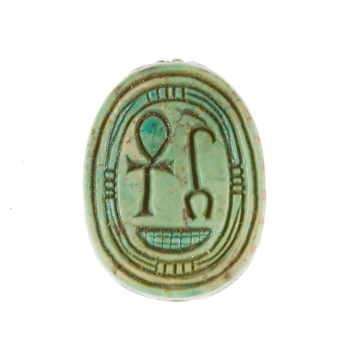Scarab Inscribed with a Hieroglyphic Motif — Unknown