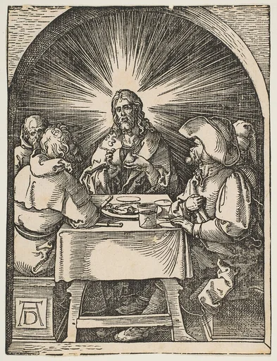 Christ in Emmaus, from "The Small Passion"