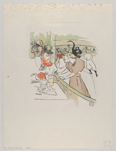Skating, from Le Rire, No. 62, 11 January 1896