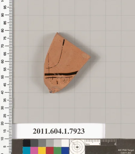 Terracotta fragment of a kylix (drinking cup)