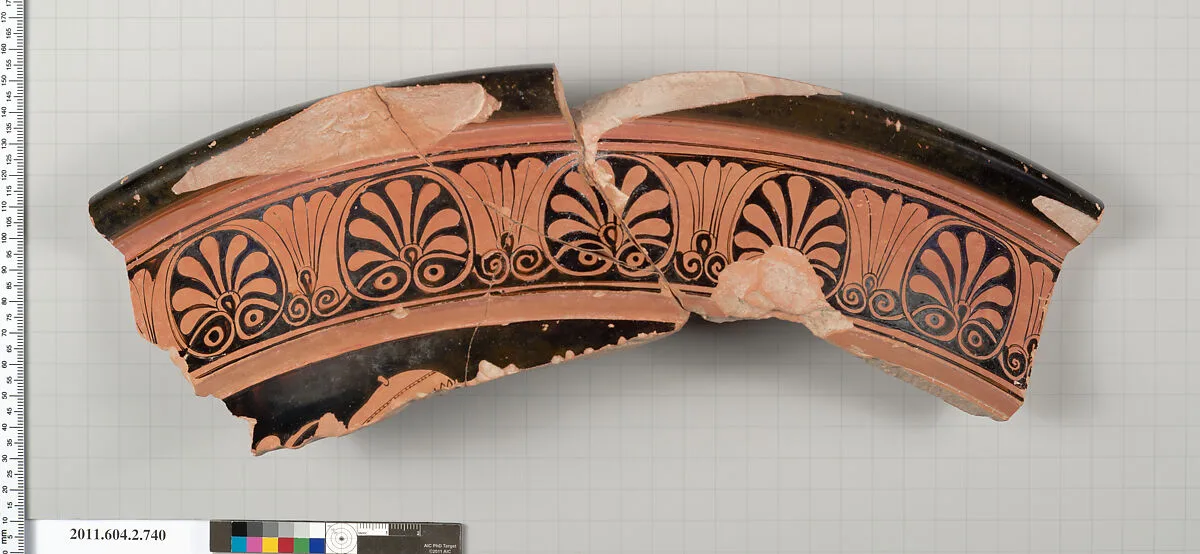 Terracotta fragment of a calyx-krater (bowl for mixing wine and water) — Unknown