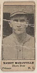Rabbit Maranville, Short Stop, Chicago, National League, from the Baseball Players strip card set (W590) — Unknown