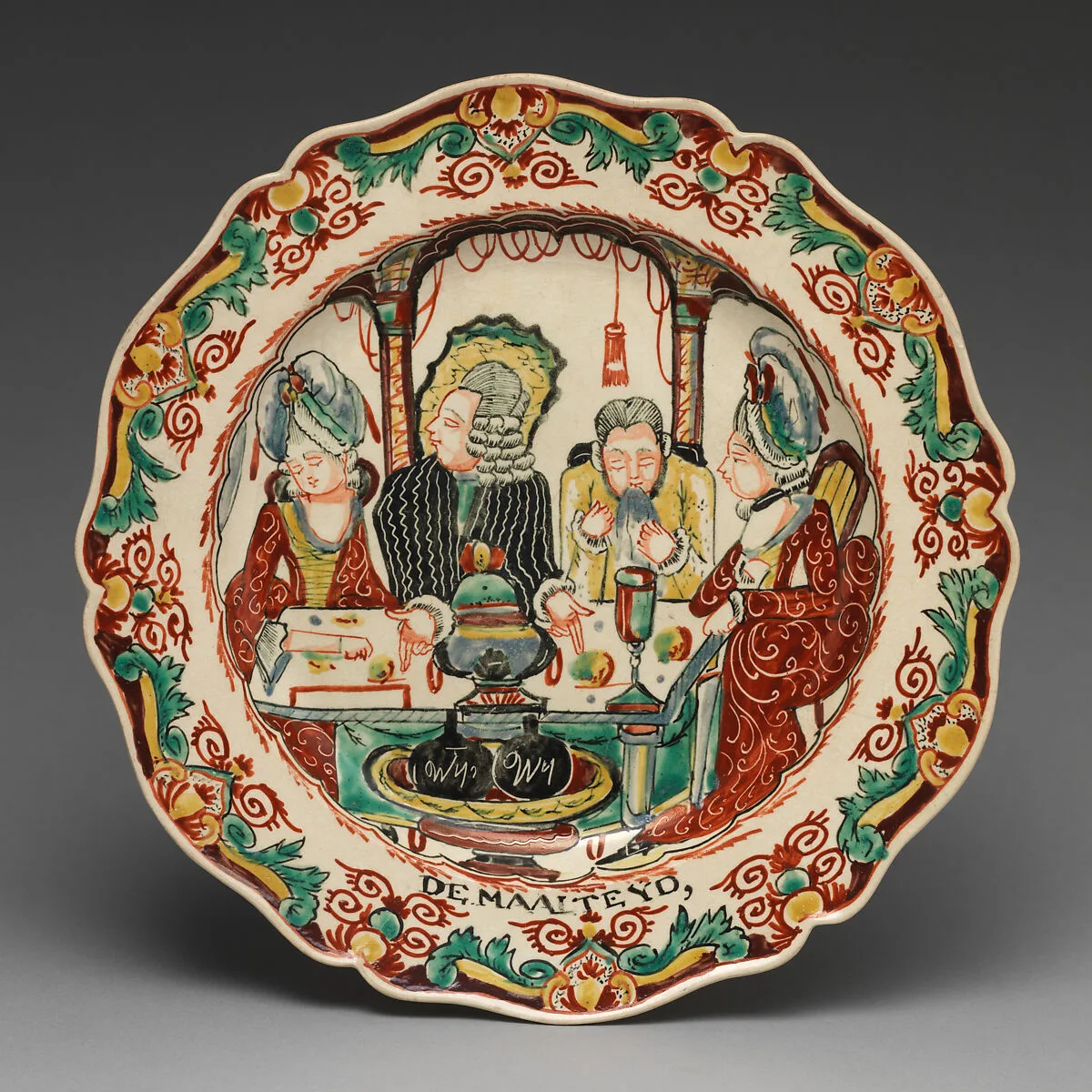 Plate (part of a set of six) — John Turner