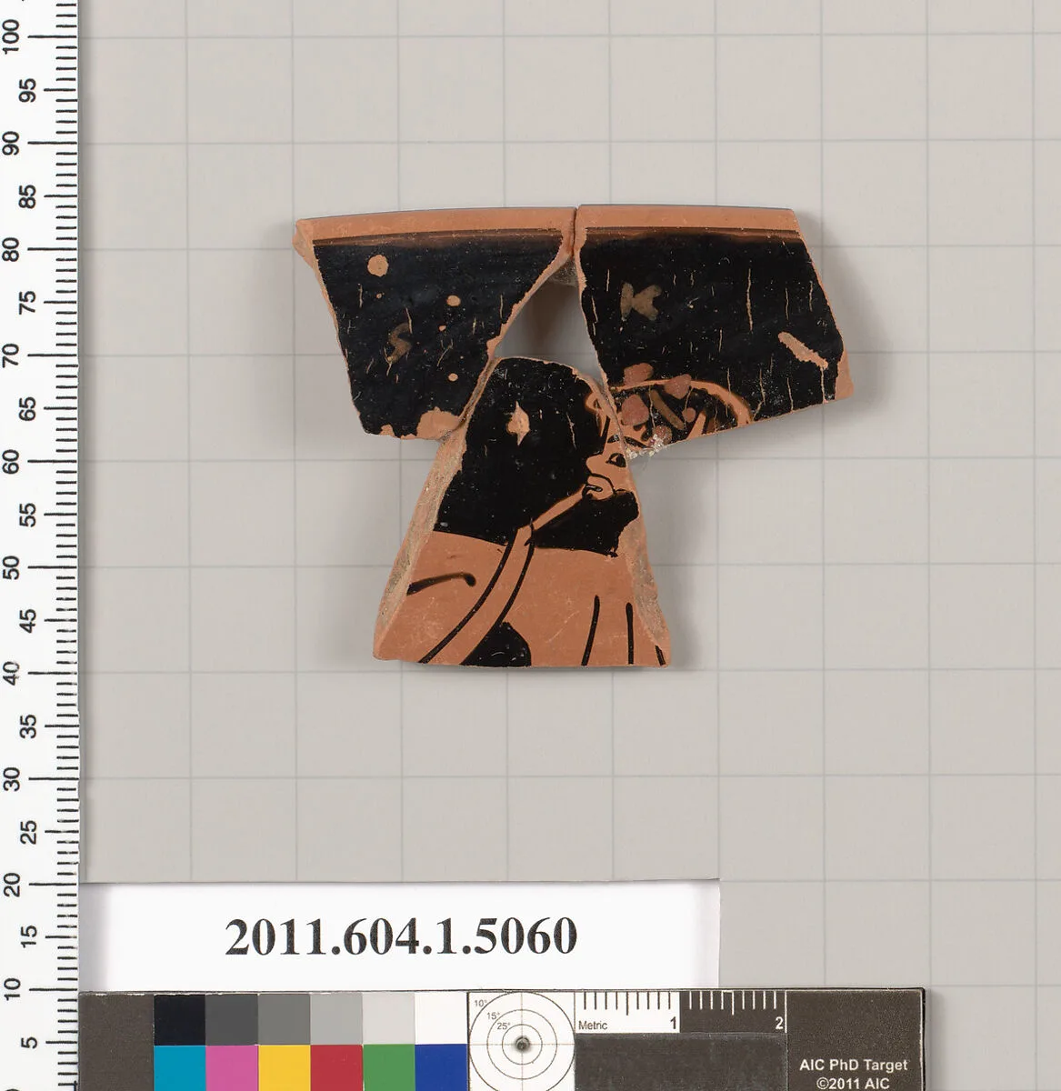 Terracotta rim fragment of a kylix (drinking cup) — Unknown