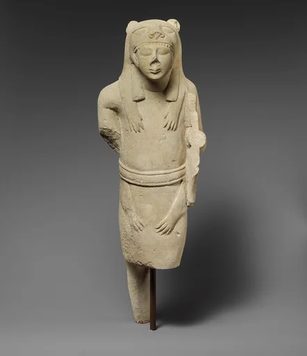 Limestone statuette of Herakles as an archer