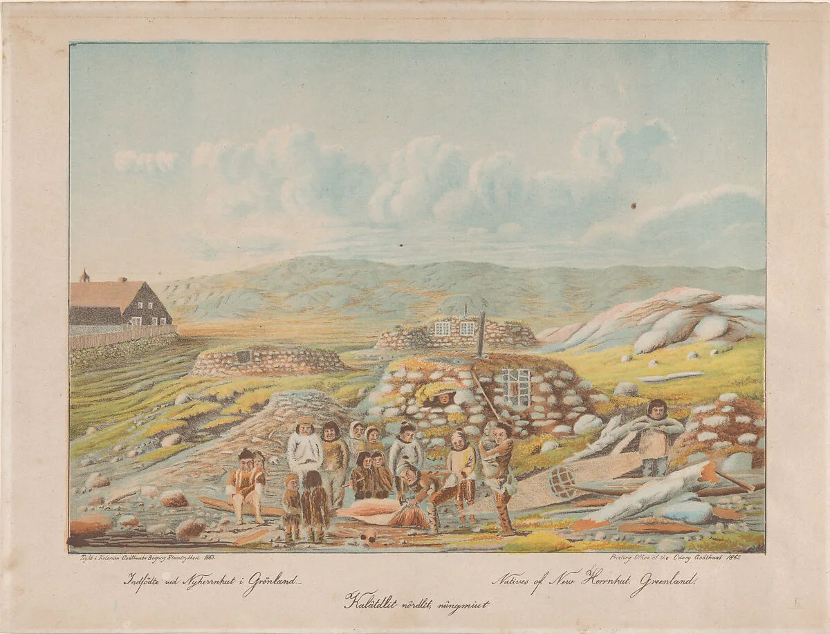 Natives of New Herrnhut, Greenland — Dr. Hinrich Johannes Rink|Lars Møller