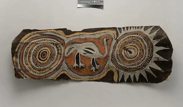 Painting from a Ceremonial House Ceiling — Artists of Mariwai Village|Kwanggi, Kalaba