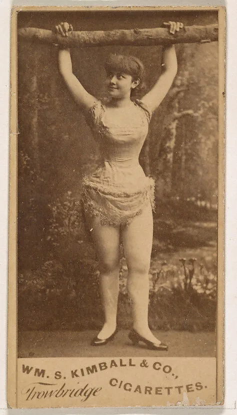 Miss Trowbridge, from the Actresses series (N203) issued by Wm. S. Kimball & Co. — William S. Kimball & Company