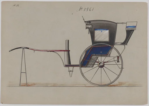 Design for a Hansom or Foder Cab, no. 3961
