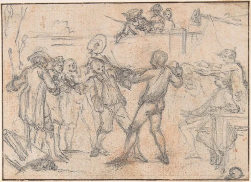 Study for an Engraving of "Songs in the Opera of Flora"