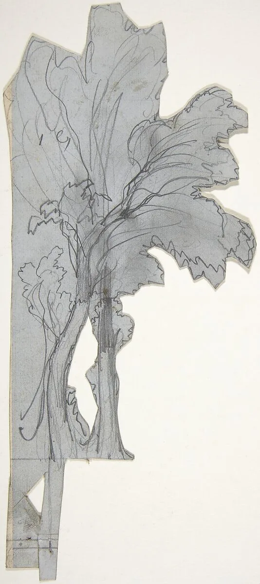 Design for a Stage Set at the Opéra, Paris — Eugène Cicéri
