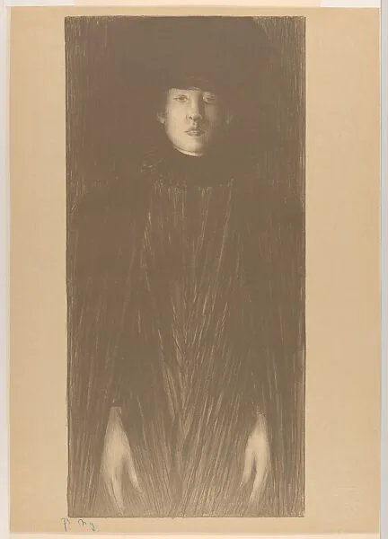 Woman in Hat and Cloak — Norbert Goeneutte|André Marty