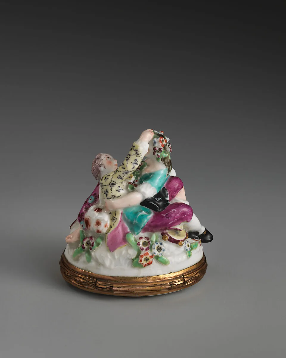 Amorous shepherds in a group — Chelsea Porcelain Manufactory