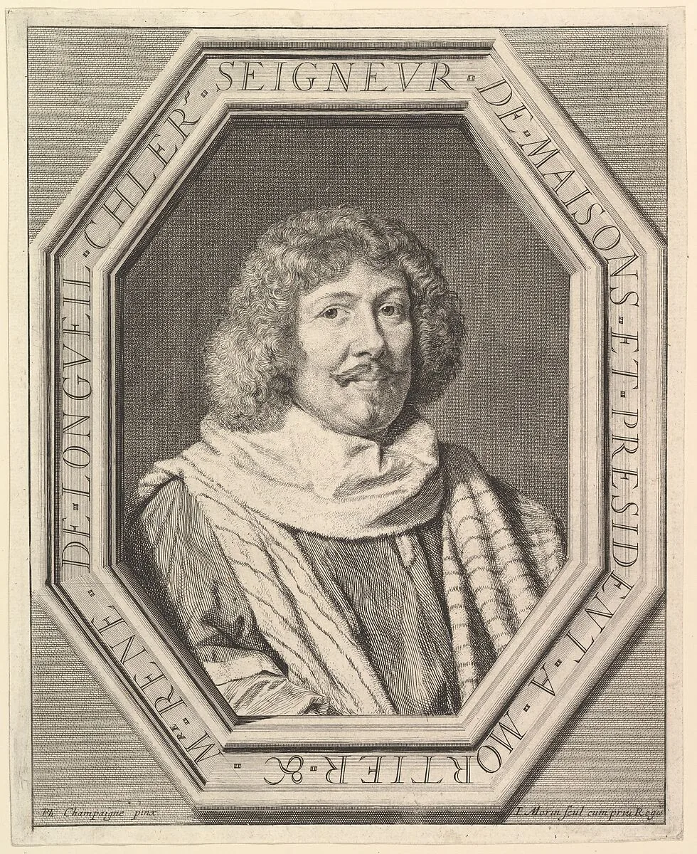 Rene de Longueil, futur marquis de Maisons — Jean Morin|Philippe de Champaigne