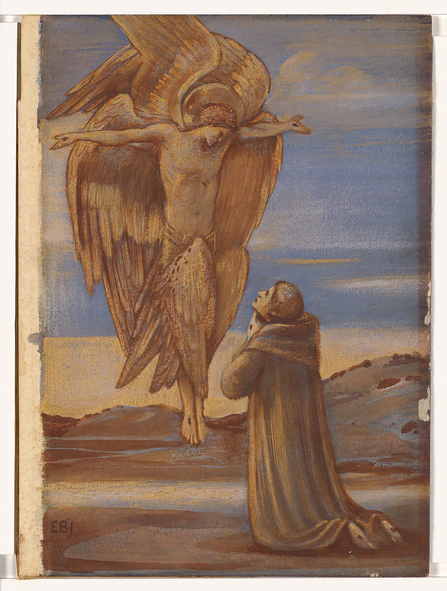 St. Francis Receiving the Stigmata — Sir Edward Burne-Jones