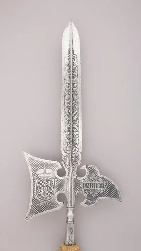 Halberd of Ferdinand Maria, Prince-Elector of Bavaria (reigned 1651–79)