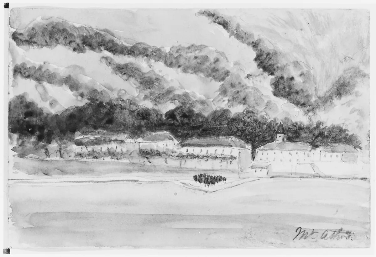 Mount Athos, 1904 (from Sketchbook) — Mary Newbold Sargent